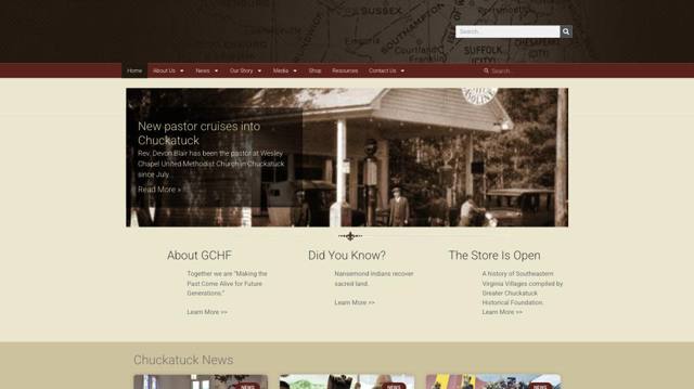 Greater Chuckatuck Historical Foundation website