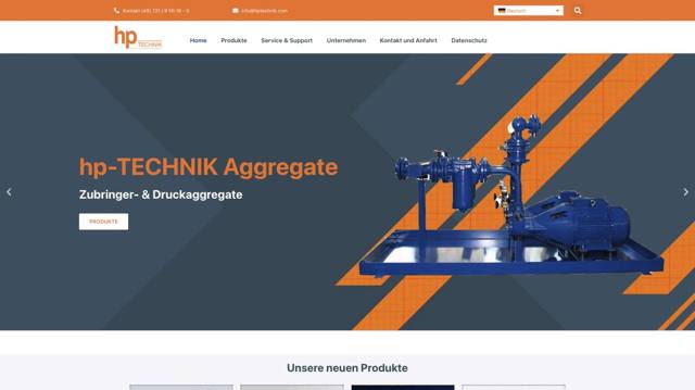 hp-TECHNIK website